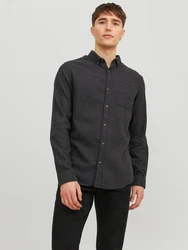 JACK & JONES Hemd 'JJEClassic' anthrazit