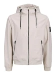 Jack & Jones Jacke JJEBASIC SOFTSHELL HOOD NOOS elfenbein/schwarz