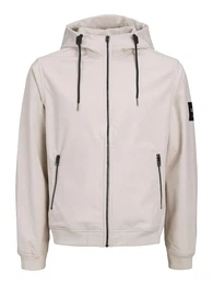 bergangsjacke elfenbein / schwarz