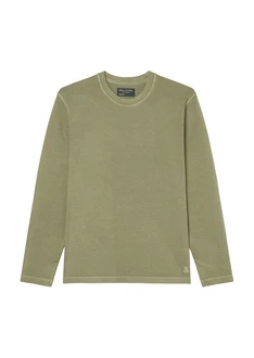 Marc O'Polo Shirt Langarmshirt khaki