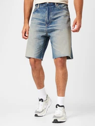 WEEKDAY Shorts 'Galaxy' blau