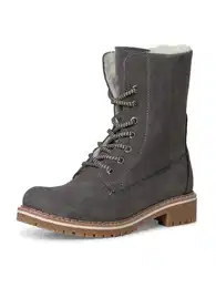 Šněrovací kozačky tmavě šedá