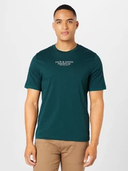 Jack & Jones T-Shirt JPRArchie JPRBLUARCHIE (1-tlg) petrol/weiß