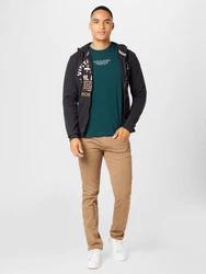 Jack & Jones T-Shirt JPRArchie JPRBLUARCHIE (1-tlg) petrol/weiß