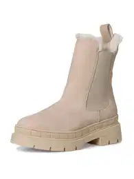 Chelsea boty režná / světle hnědá / offwhite