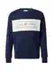 JACK & JONES Sweatshirt 'ELLIOT' navy / rot / weiß