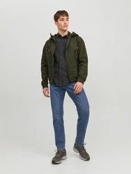Jack & Jones Jacke JJEBASIC SOFTSHELL HOOD NOOS tanne