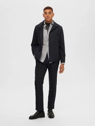 SELECTED HOMME Hemd Bond grau