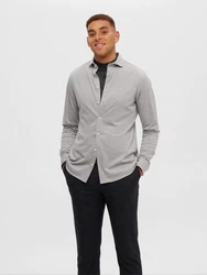 SELECTED HOMME Hemd Bond grau