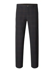 SELECTED HOMME Hose 'SLHRobert' nachtblau/dunkelbraun