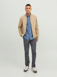 Jack & Jones Chinohose JJIMarco JJDave dunkelgrau