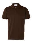 SELECTED HOMME Poloshirt 'Fave' schoko