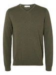 SELECTED HOMME Pullover SLHBERG oliv