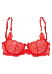 Podprsenka červená / bílá