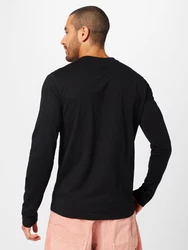 Diesel Shirt T-DIEGOR-LS-MICRODIV orangerot/schwarz/wei