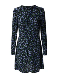 Šaty 'Nicola' modrá / světlemodrá / zelená / černá