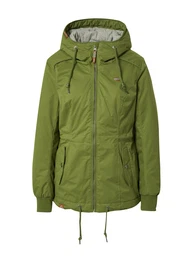 Přechodová parka 'DANKKA' okrová / rákos / bílá