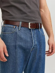 JACK & JONES Gürtel Stockholm schoko/silber