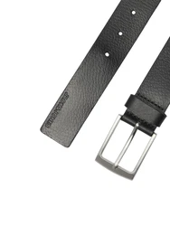 JACK & JONES Gürtel Stockholm schwarz/silber