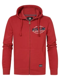 Sweatjacke navy / rot / wei
