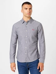LEVI'S Hemd 'Battery' graumeliert