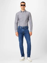 LEVI'S Hemd 'Battery' graumeliert