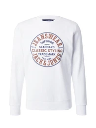 Sweatshirt 'EDDIE' dunkelrot / schwarz / wei