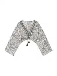 Bluza indigo / crna / bijela
