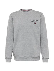 Tommy Hilfiger Underwear Sweatshirt TRACK TOP HWK dunkelblau/graumeliert/rot/weiß