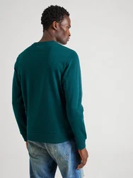 JACK & JONES Sweatshirt 'EDDIE' goldgelb/dunkelgrn/wei