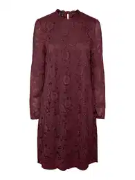 Šaty vínově červená