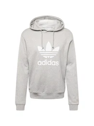 Sweatshirt 'Adicolor Classics Trefoil' graumeliert / wei