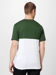 VANS T-Shirt COLOR BLOCK dunkelgrn/weiß