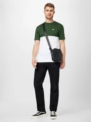 VANS T-Shirt COLOR BLOCK dunkelgrn/weiß