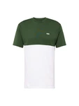 VANS T-Shirt COLOR BLOCK dunkelgrn/weiß