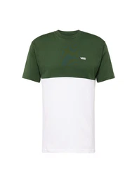 T-Shirt dunkelgrn / wei