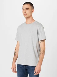 Gant T-Shirt REGULAR SHIELD REG ARCHIVE SHIELD EMB grau