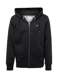 Gant Sweatjacke Regular Shield Full Zip Hoodie (2007059) schwarz