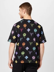 Carlo Colucci T-Shirt mischfarben/schwarz