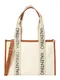 VALENTINO Shopper torba 'Candle'  nude / konjak / crna
