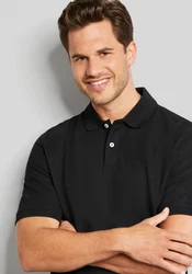 bugatti Poloshirt schwarz