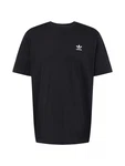 ADIDAS ORIGINALS T-Shirt 'Adicolor Classics Back+Front Trefoil' schwarz/weiß