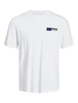 JACK & JONES T-Shirt 'JJCorp' blau/marine/wei
