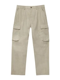Hose dunkelbeige