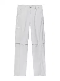 Kalhoty světle šedá