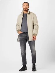 bugatti Pullover Strick mit Logostickerei dunkelgrau
