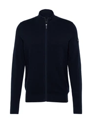 bugatti Strickjacke 7600-95512 mit modernem Stehkragen navy (7600-95512)