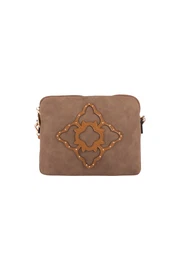 Torba preko ramena boja devine dlake (camel) / smeđa