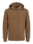 Jack & Jones Plus Sweatshirt braun/weiß