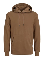 Jack & Jones Plus Sweatshirt braun/weiß